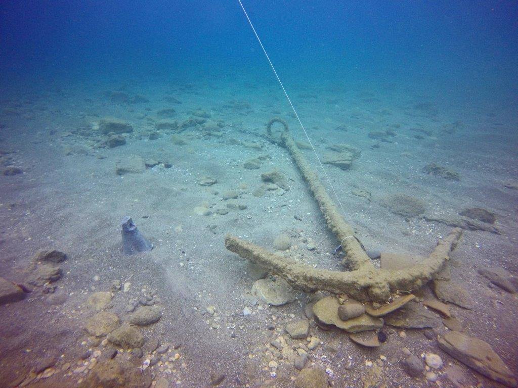 The artifacts that were found by two divers in Caesaria. (Photo: Israel in the USA/Facebook)