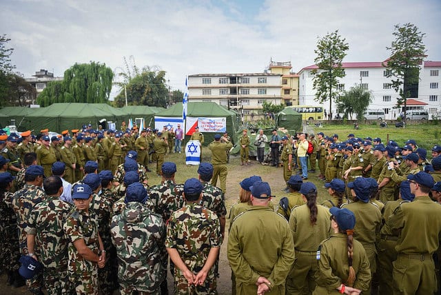 Opening of the IDF's Field Hospital in Nepal. (Photo: IDF)