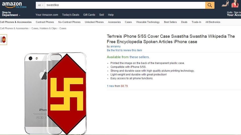 Amazon nazi flag