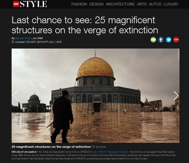 Screenshot of the original CNN article