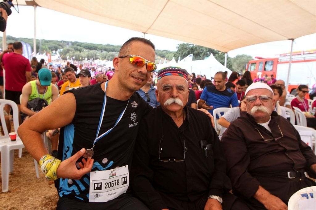 A Druze family at the memorial run. (Courtesy LIBI)