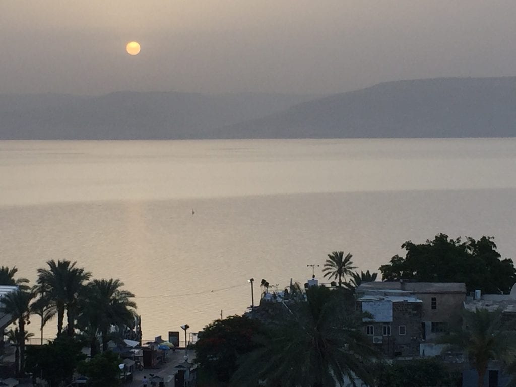 Golan Heights as seen from Tiberias on the Sea of Galilee. (Photo: Bob O’Dell)