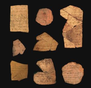 Inscriptions dating to 600 BCE (Photo: Tel Aviv University / JNi Media)
