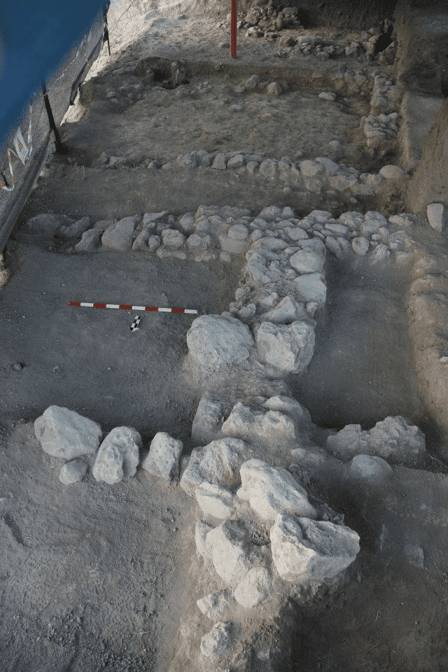 The excavation site. (Photo: Gabi Laron/ HUJI)