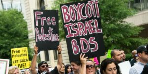 BDS protesters in Washington DC, August 2, 2014. (Ryan Rodrick Beiler / Shutterstock.com)