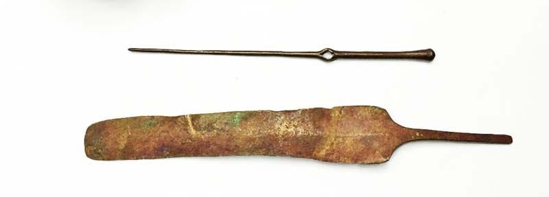 Toggle pin. (Amir Gorzalczany, Israel Antiquities Authority.)