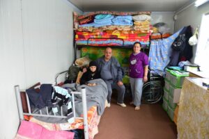 Displaced Christians in cramped living conditions in Erbil, the largest city in Iraqi Kurdistan. (Photo: Aid to the Church in Need/JNS)