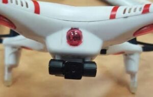 Drone, equipped with camera, discovered in smuggling shipment. (Photo: Defense Ministry)