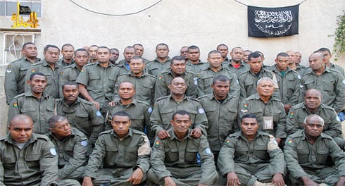 Fijian UN peacekeepers captured by the Al Nursa Front in Syria.