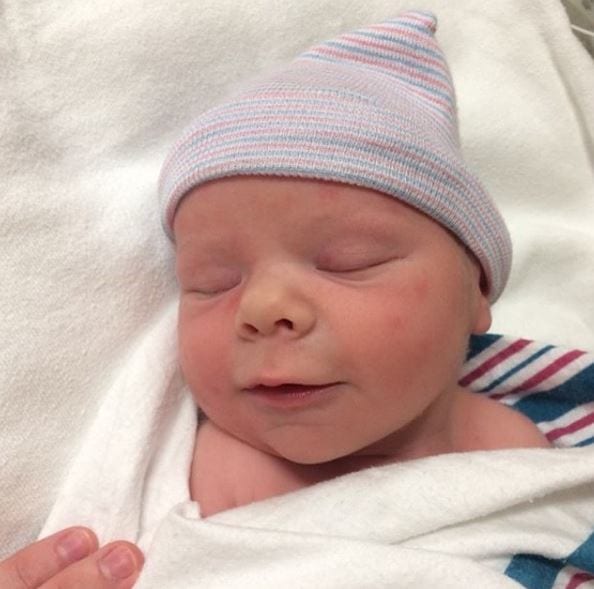 On Jill's instagram, the happy mom announces: "He's a beautiful baby boy! Israel David Dillard, born last night at 11:49pm! ❤️" (Photo: jillmdillard)