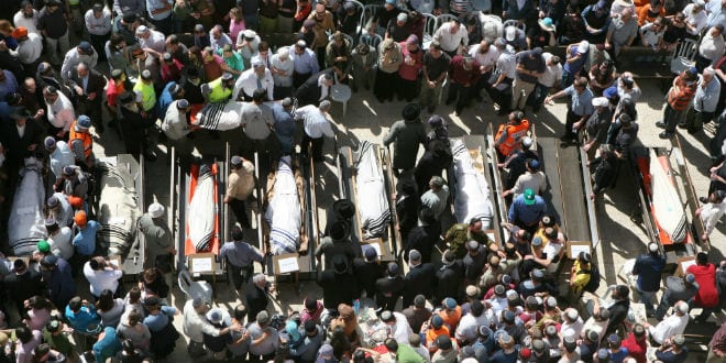 Hundreds of mourners gathered at the funeral services for the 8 students who were killed in a shooting attack in the Yeshivat Merkaz Harav in Jerusalem, March 07, 2008. (Photo: Nati Shohat/Flash 90)