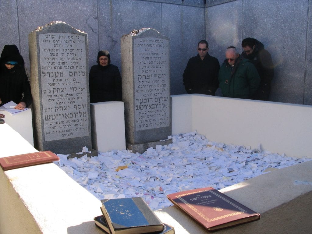 The Lubavitcher Rebbe's gravesite (ohel). (Wikipedia)