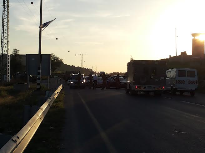 Scene of the attack. (Photo: Yerach Rapp/ Tazpit News Agency)