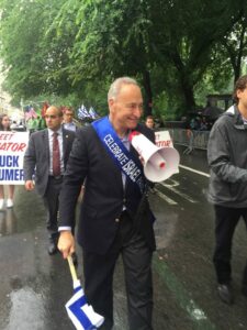 Senator Chuck Schumer at the Celebrate Israel Parade in New York City. (Celebrate Israel Facebook Page)