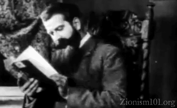 Theodore Herzl, known as the founder of modern Zionism (Photo: Zionism 101 video screenshot)